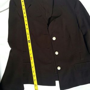 Dress Barn Dark Brown Blazer Jacket 8
